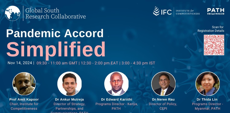 Summary of Global South Research Collaborative (GSRC) Launch & Pandemic Accord
